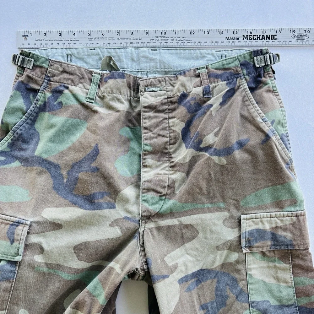 Vintage USGI BDU Pants Woodland Camo‎ Medium Long 30–35x33.5–36.5 Military READ